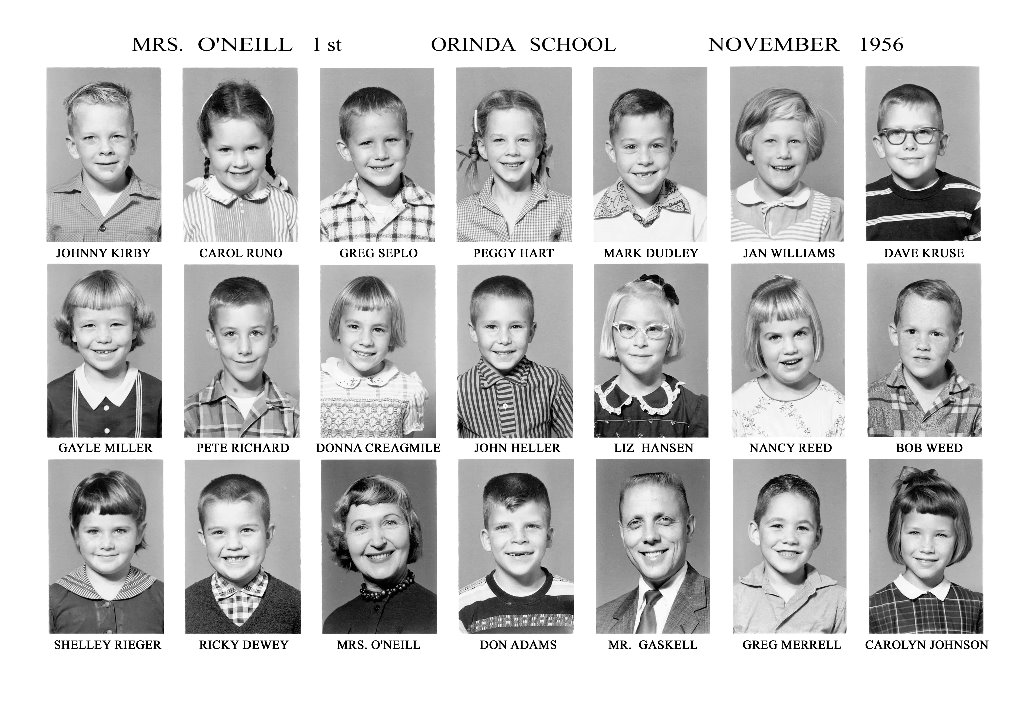 1st grade, ONeill