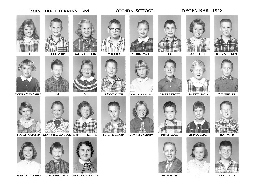 3rd grade, Dochterman